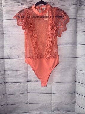 Fashion Nova Women’s Lace Bodysuit.❤️Brand NEW with tags! Size: S